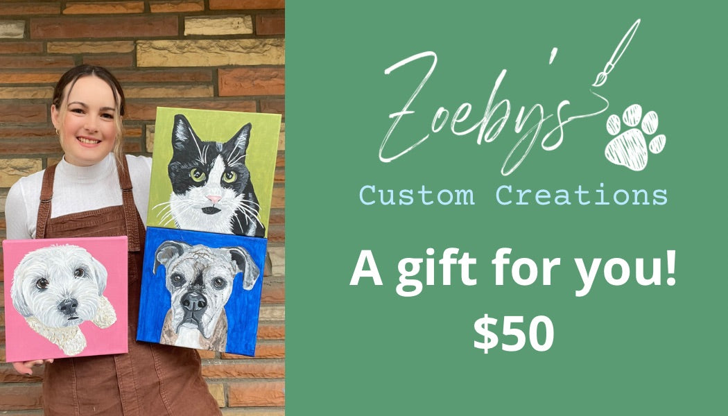 Zoeby’s Custom Creations Gift Card