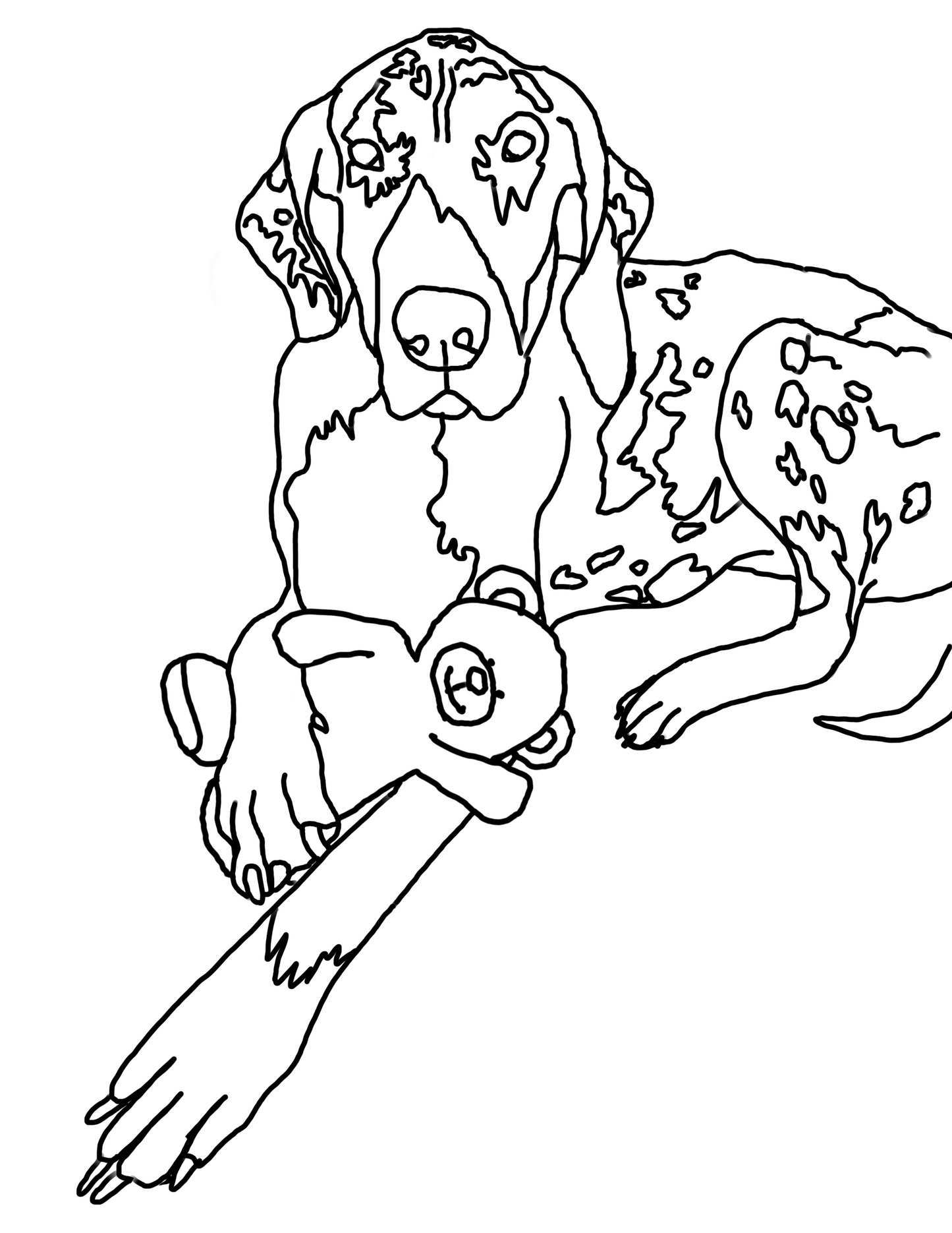 The Good Dog Coloring book