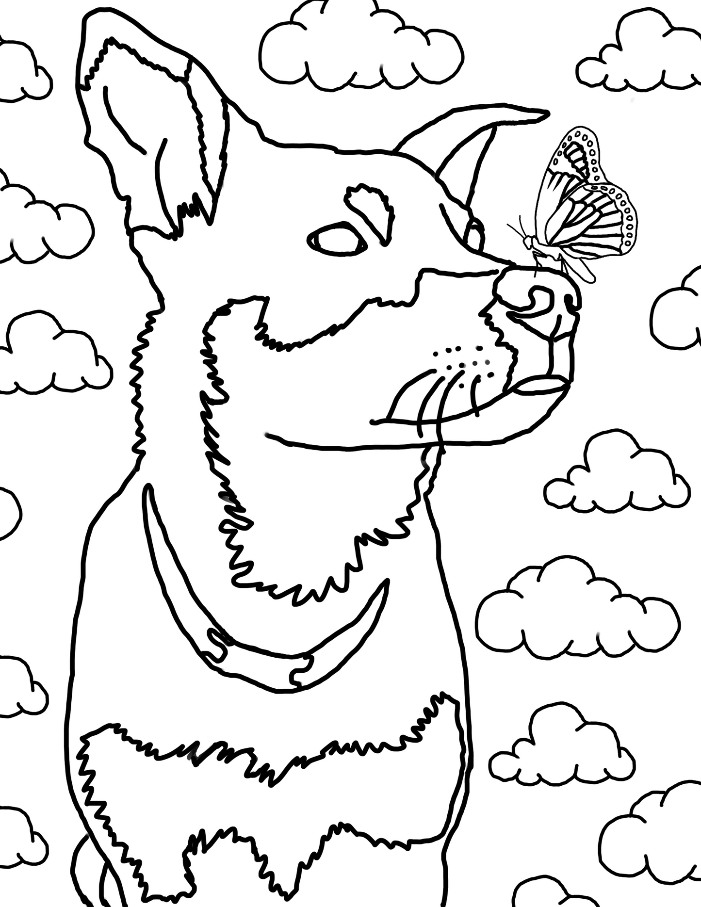 The Good Dog Coloring book