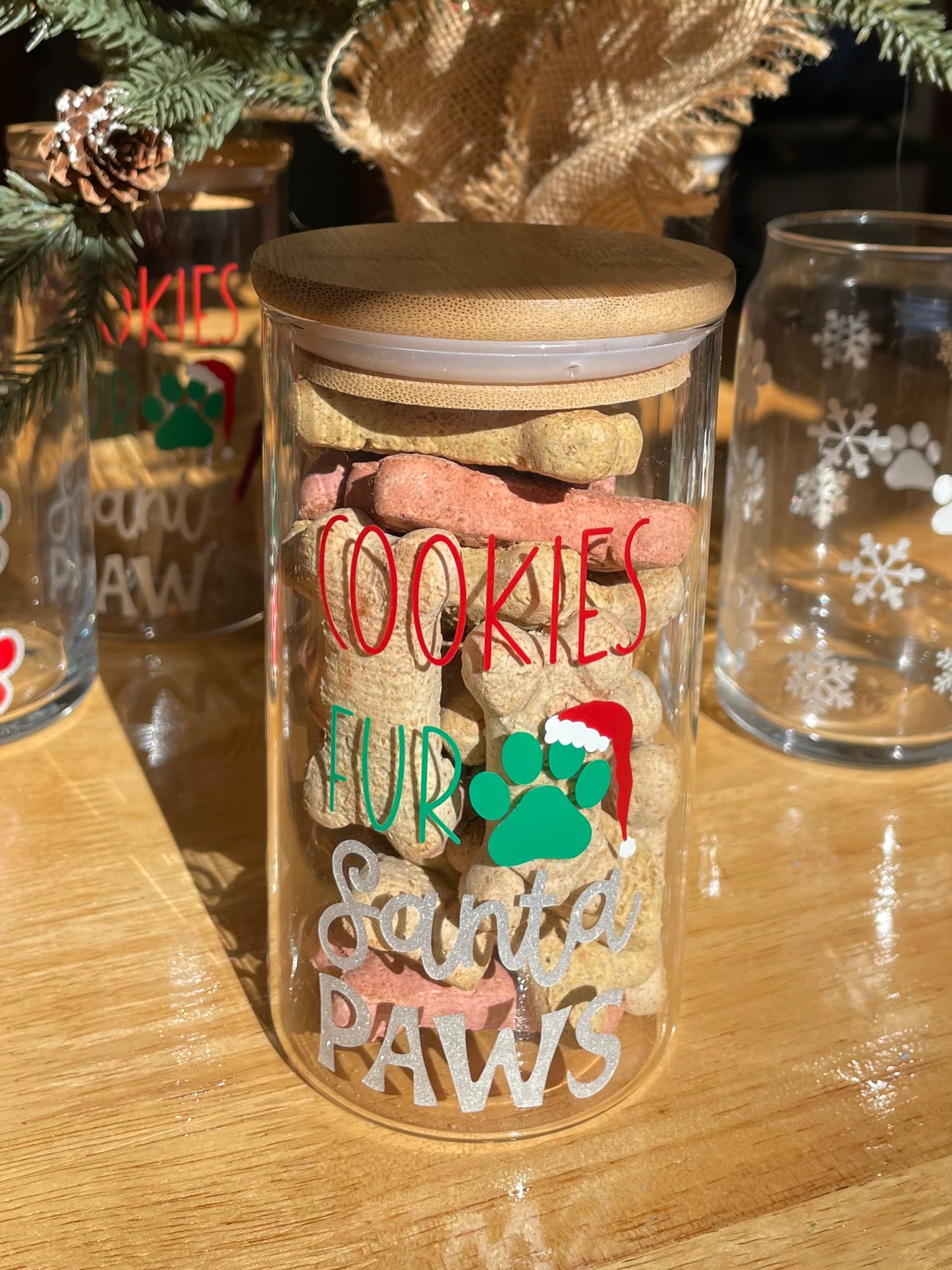 Cookies for Santa Paws  Treat Jar